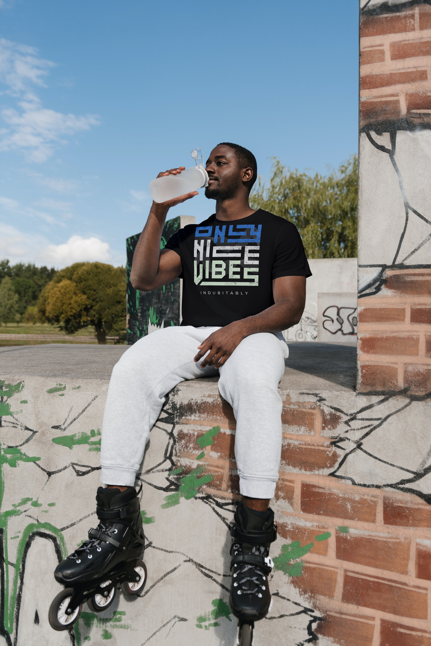 Vibes - Unisex Garment-Dyed T-shirt
